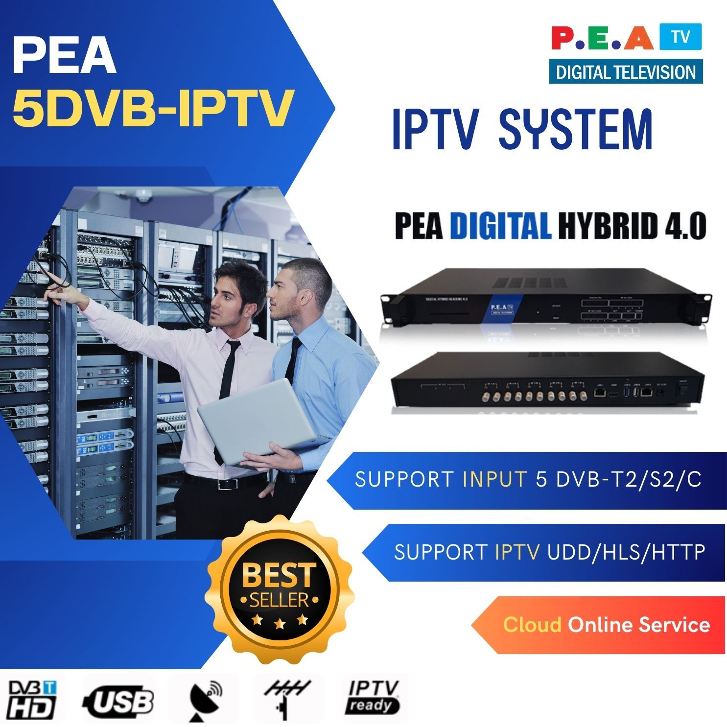 Digital Hybrid Head End 4.0 / 5 DVB-IPTV