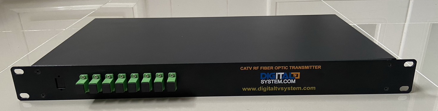 FTTH CATV TRANSMITTER เครื่องส่งสัญญาณออปติคอล CATV 8 พอร์ต 10 1550nm